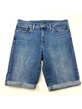Levis Bermuda womens shorts jorts Size 29 stretch cotton